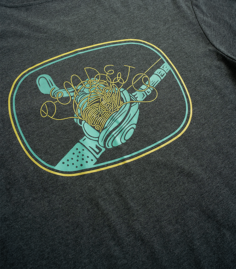 Cpt. Bob's Backlash T-Shirt, logo detail