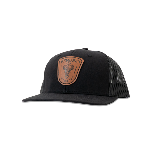Black DTF (Deer, Teal, Fish) Hat