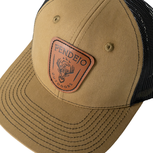Tan DTF (Deer, Teal, Fish) Hat
