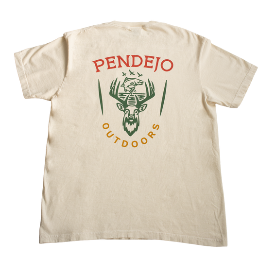 Ivory DTF  Shirt (Deer, Teal, Fish)