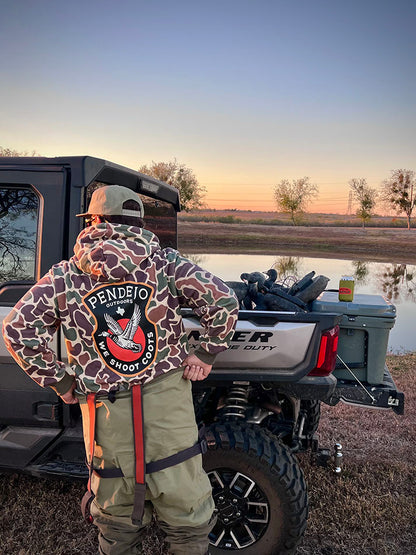 Camo Coot Hoodie, back view