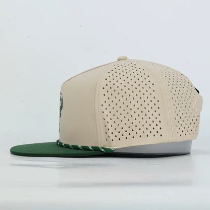 Embroidered DTF Hat in Beige
