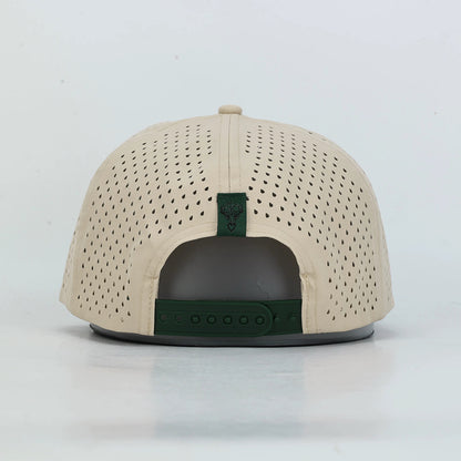 Embroidered DTF Hat in Beige